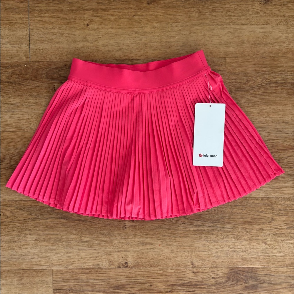 NWT Lululemon Varsity HR Pleated Tennis Skirt